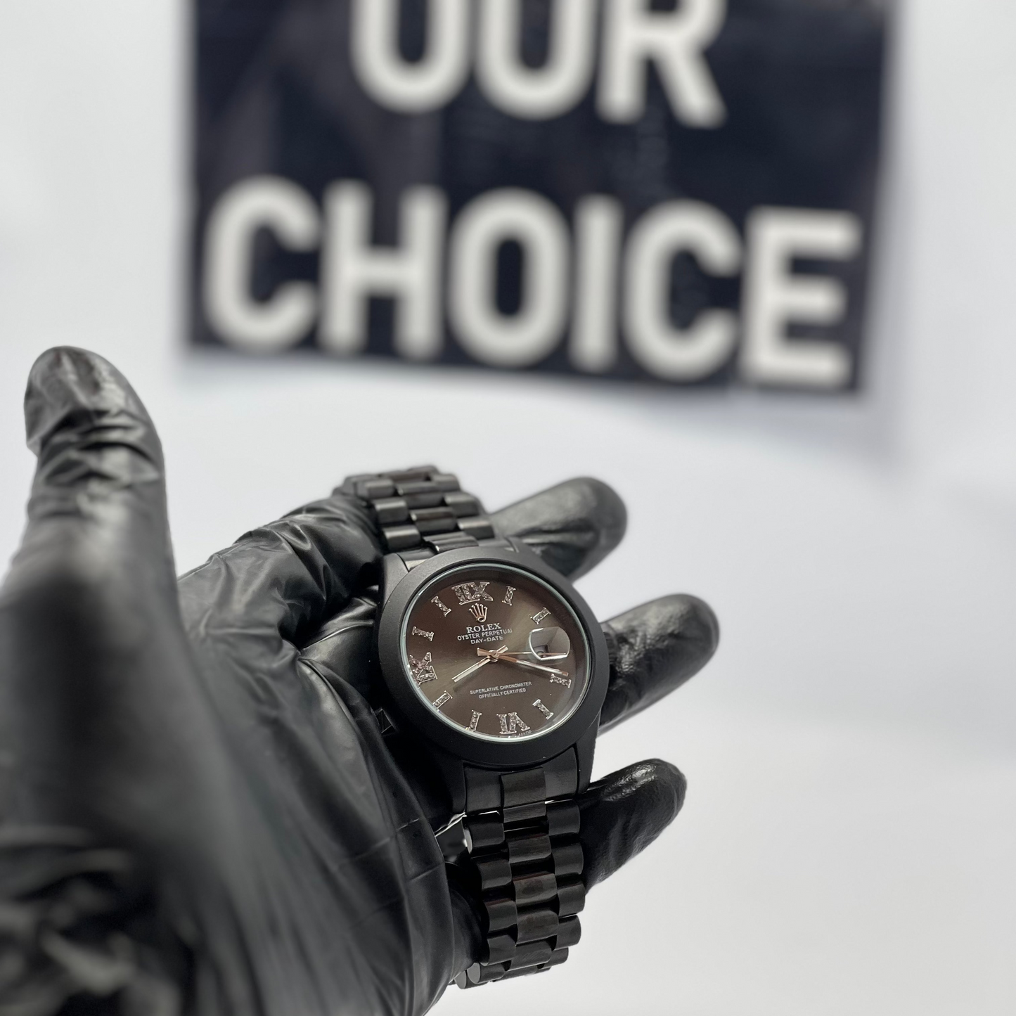Rolex Black Sharp Diamond R001
