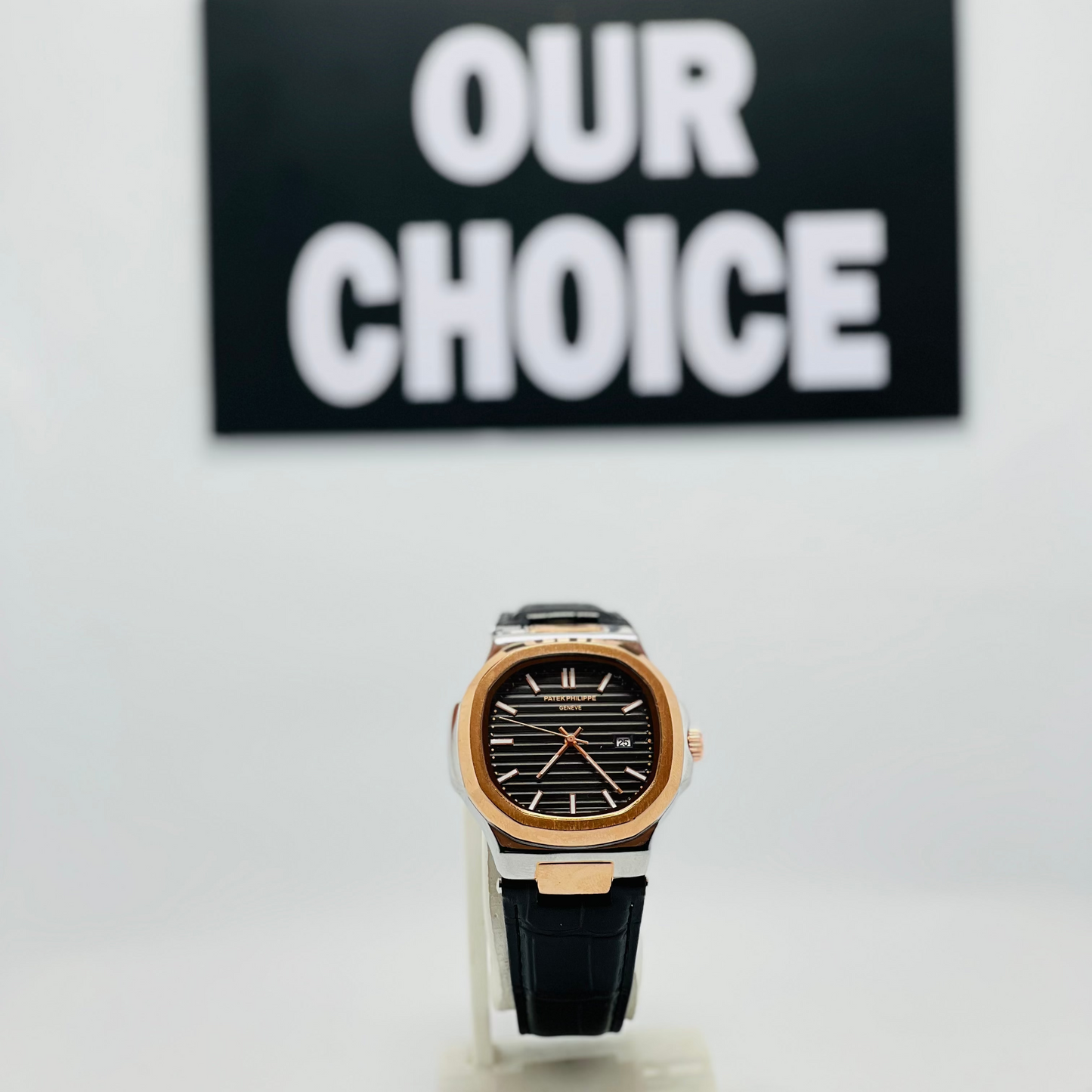 Patek Philippe Geneve, black Dail