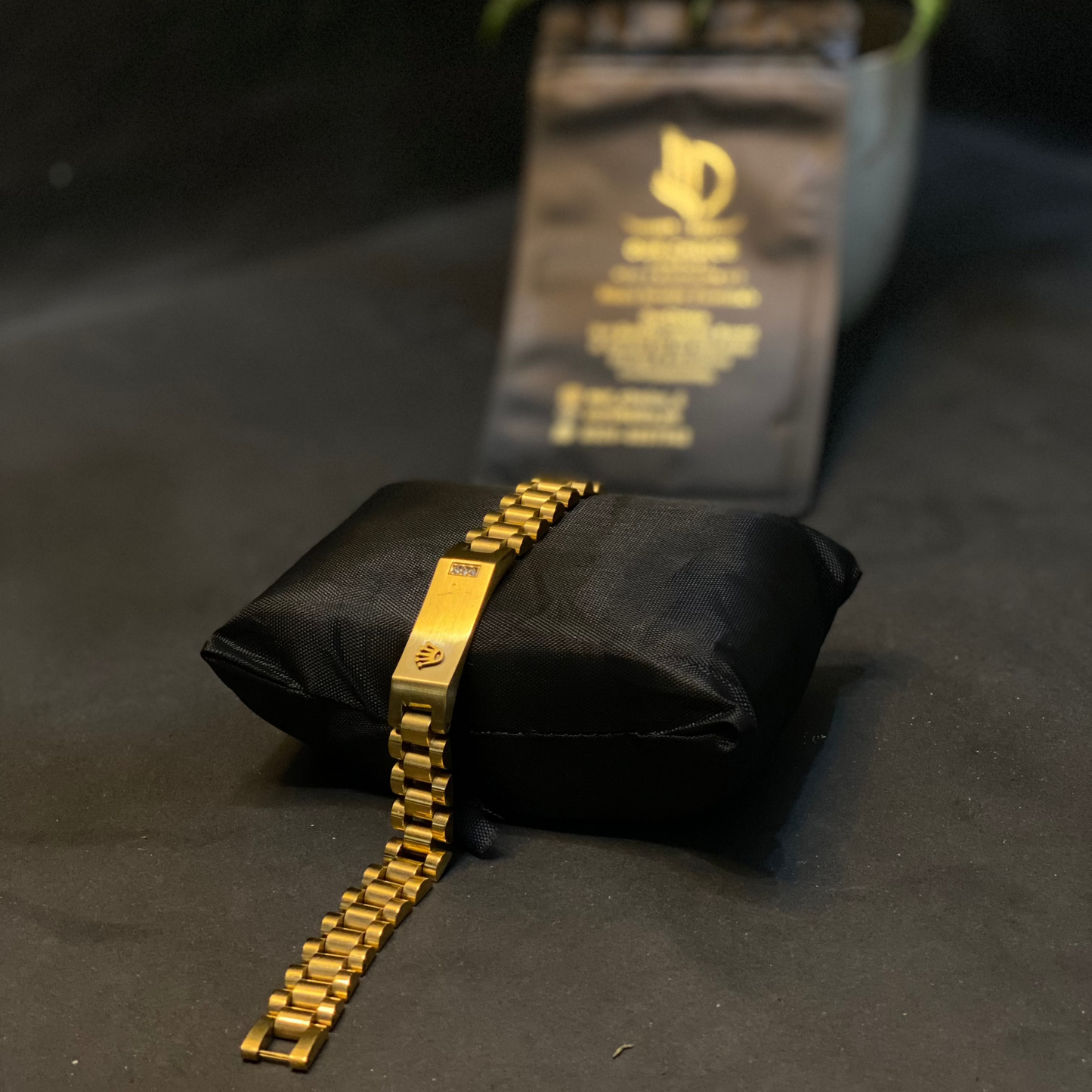 Golden Rolax Crown Bracelate