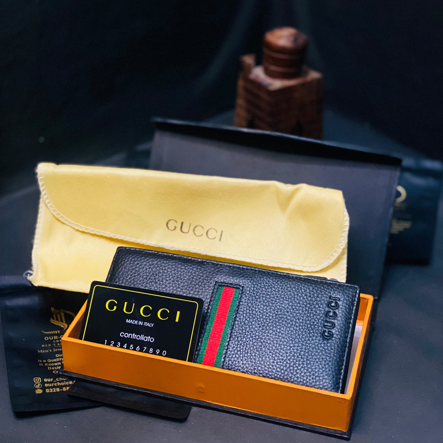 Gucci Long Wallet ( Black )