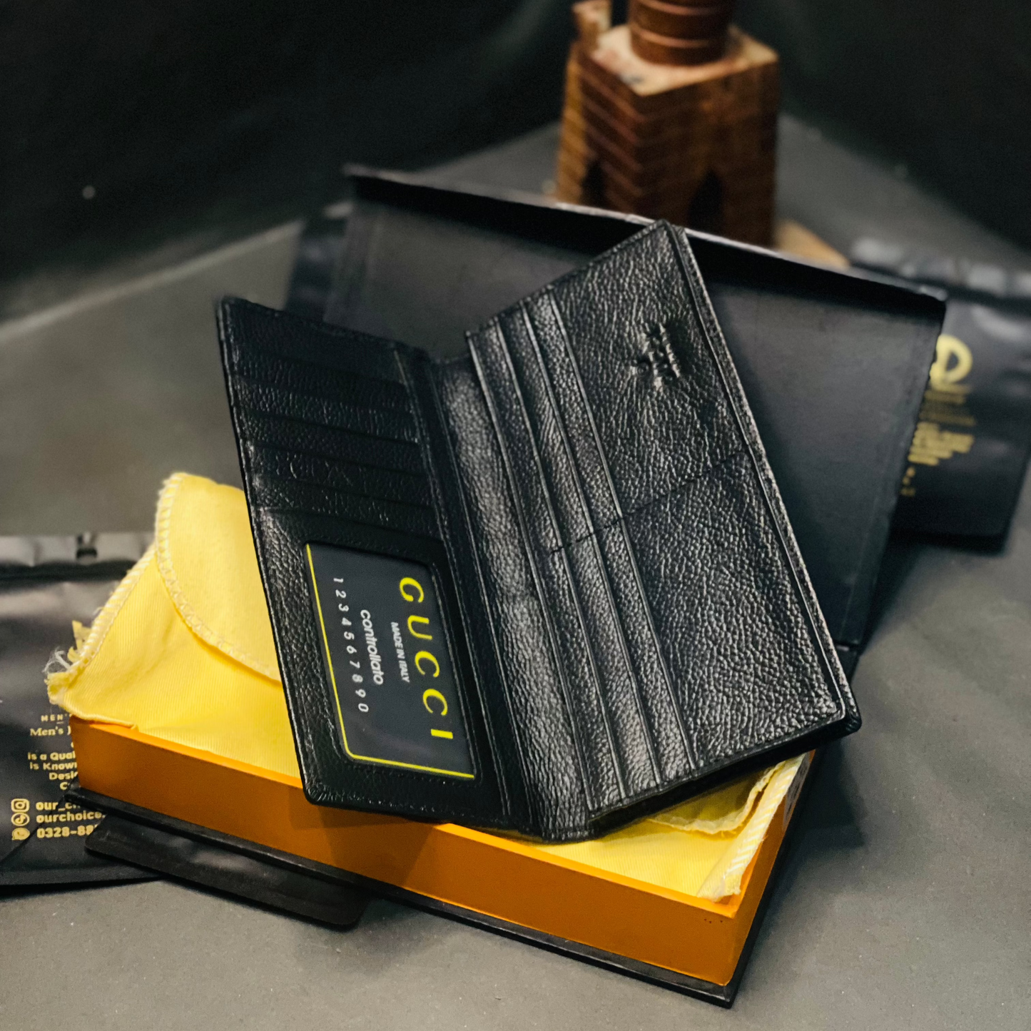 Gucci Long Wallet ( Black )