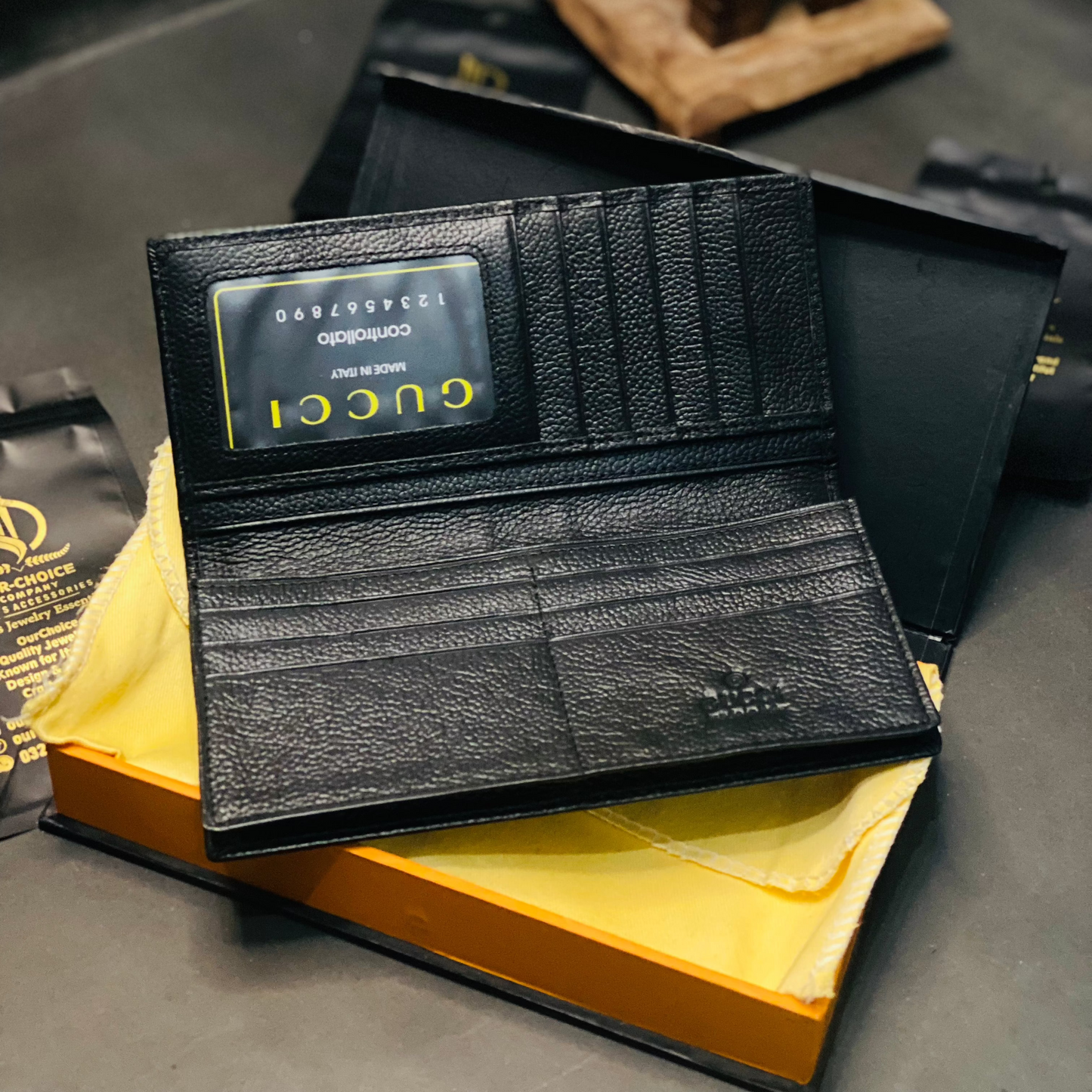 Gucci Long Wallet ( Black )