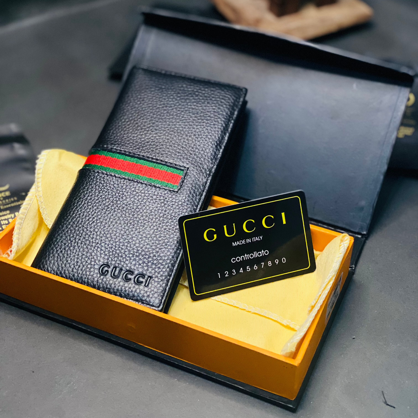 Gucci Long Wallet ( Black )