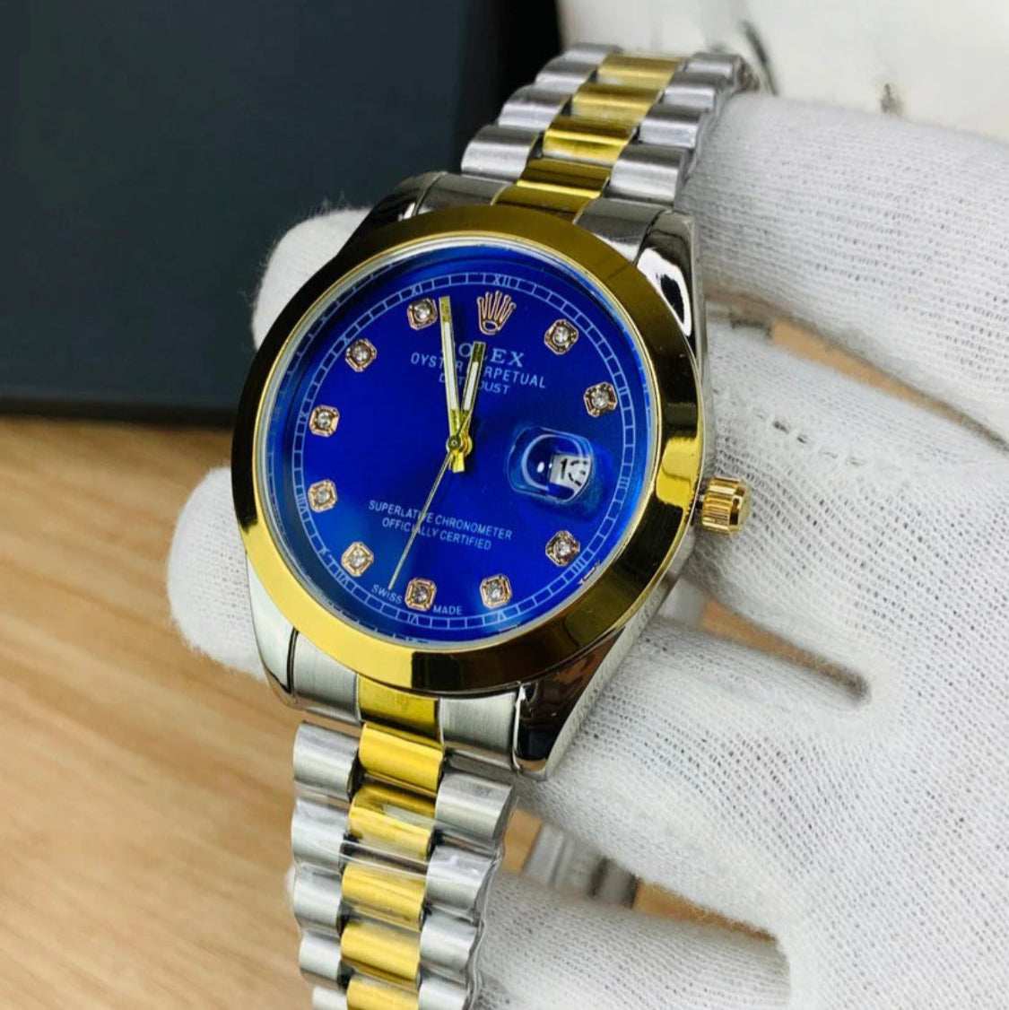Rolax Branded Stone Model ( Blue )