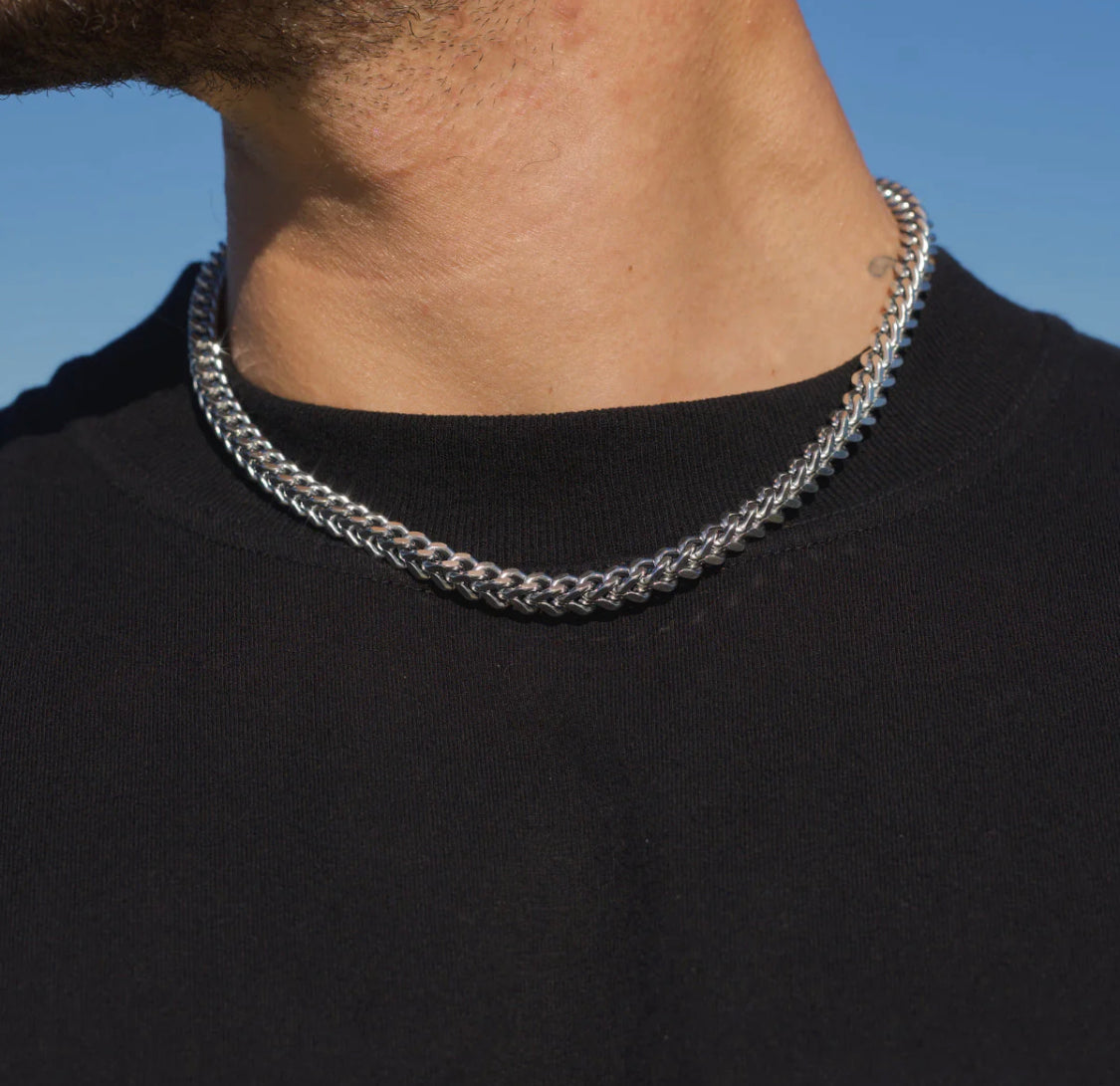 Silver Flax Chain