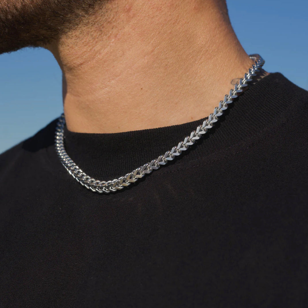 Silver Flax Chain