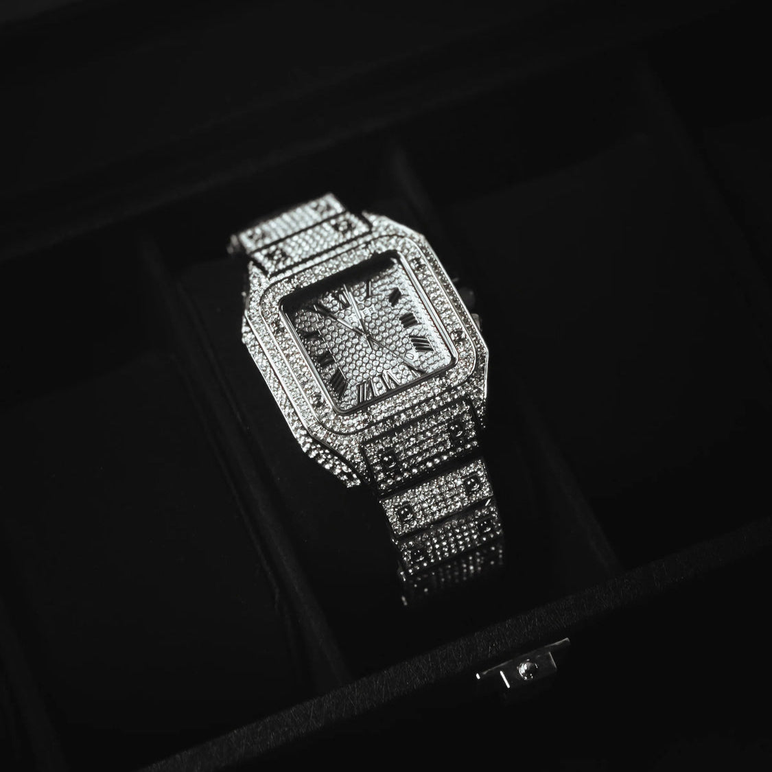 Luxury Mens Crystal Watch