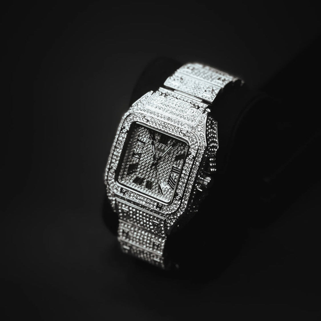 Luxury Mens Crystal Watch