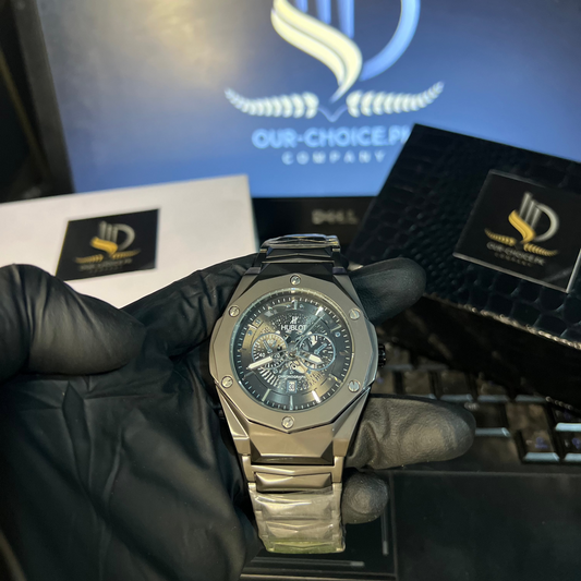 Hublot Diamond Cut Gray with Gray Dail