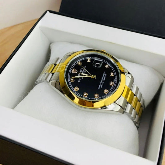Rolex Branded Stone Modle ( Black ) R017